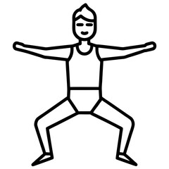 illustration of a man meditating