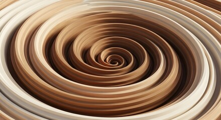 Swirling wooden texture spiral pattern abstract background