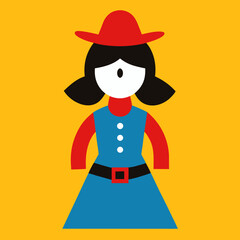 halloween witch with pumpkin