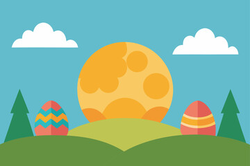 autumn landscape with trees