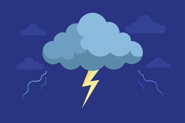 cloud with lightning