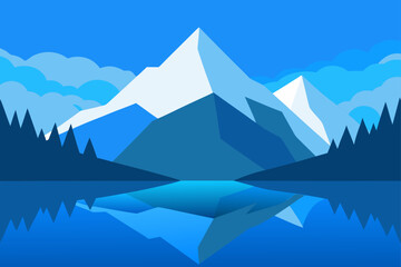 Fototapeta premium mountain landscape with mountains