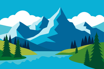 Fototapeta premium mountain landscape in the mountains