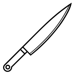 Obraz premium knife isolated on white background