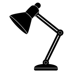 desk lamp isolated on white background