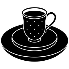 black coffee cup