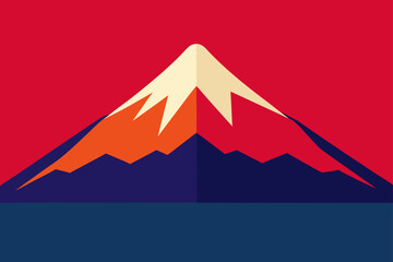 vector illustration of mountains