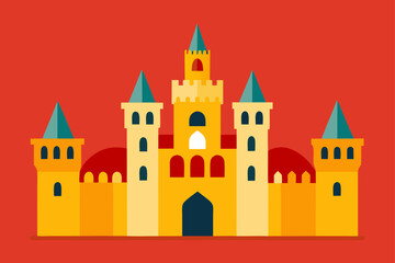 Fototapeta premium castle in the night