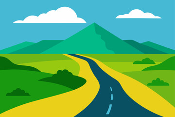 road to the mountains