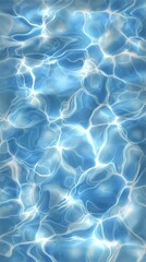 Light Reflecting Through Water Surface