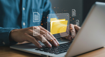 File Transfer and Data Management on Laptop