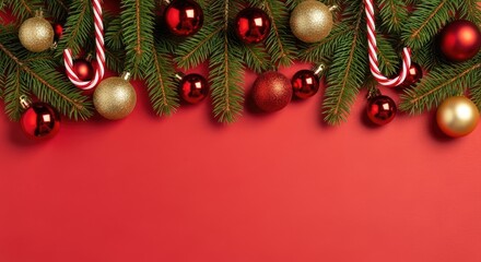 Red Merry Christmas  background