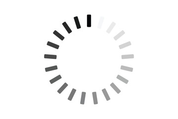 Loading Icon Set, Loading Bar Icon on white background.