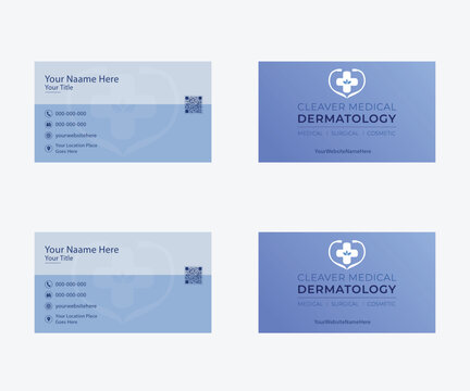 Simple Minimalistic Creative Business Card Template Design
