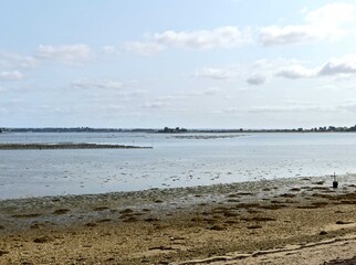 Ile-d'Arz, August 2025: Hiking around Ile-d'Arz in the Gulf of Morbihan in Brittany - View of the sea