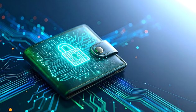 Digital wallet with security lock - Powered by Adobe