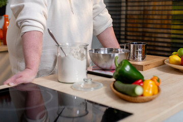 A Variety of Fresh Ingredients Displayed on a Kitchen Counter for Healthy Cooking Options