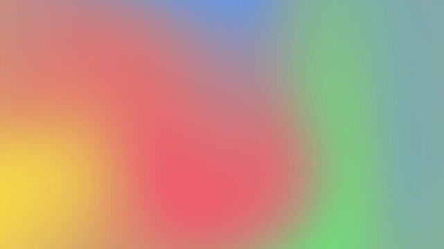 Sunset vibes with a blurred gradient of yellow, red, green, and blue, perfect for evoking calm and soothing emotions. Suitable for marketing materials, backgrounds, and designs.