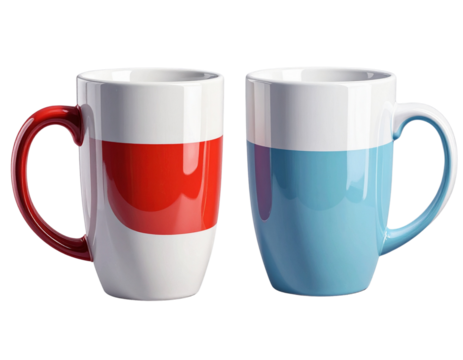 Transparent virtual reality headset with bright blue digital lights