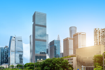 Skyscrapers in the city of technology, China is Shenzhen.