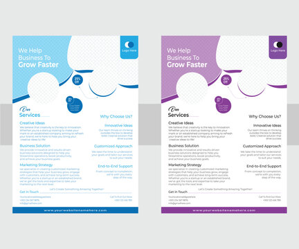 Creative Business Flyer Template Design