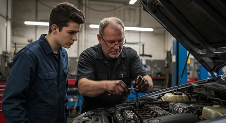 Automotive Mentorship: Mechanic Training in the Garage