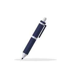 A luxurious pen used for writing. Vector design of a pen. Suitable for business and financial themes. An elegant pen. design 1