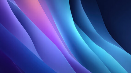Fototapeta premium Abstract Gradient Background with Wavy Layers in Blue, Purple, and Pink - Modern Design for Wallpaper, Presentation, or Graphic Element