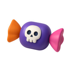 3D Trick or Treat Candy Icon
