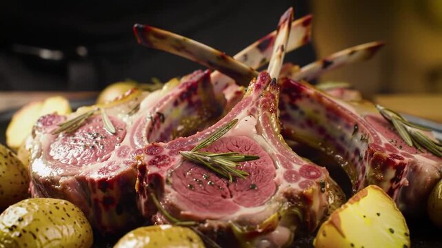 lamb chops with herbs