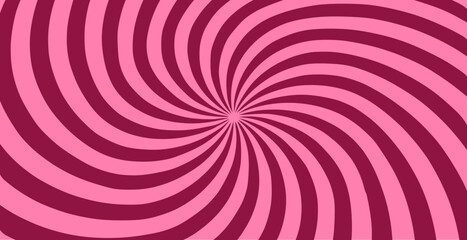 Radial sunburst background. Simple wallpaper with hypnotic rays, vector illustration