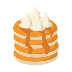 Pancakes Illustration