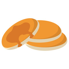 Pancakes Illustration