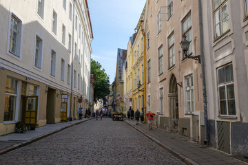 Architecture of Talinn city,capital of Estonia