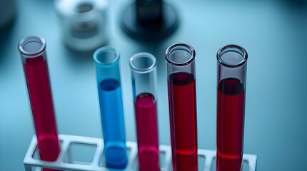 test tubes in laboratory