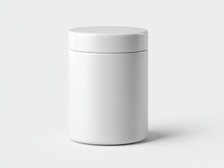 Minimalist Ceramic Tea Canister with Simple Geometric Forms for Tea Storage