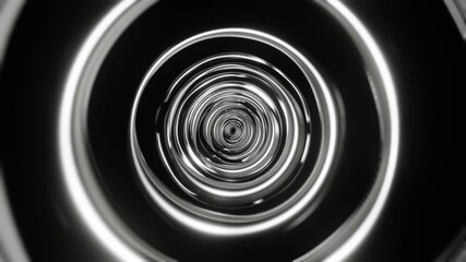 Silver Floating Circles Background VJ Loop in 4K - Powered by Adobe