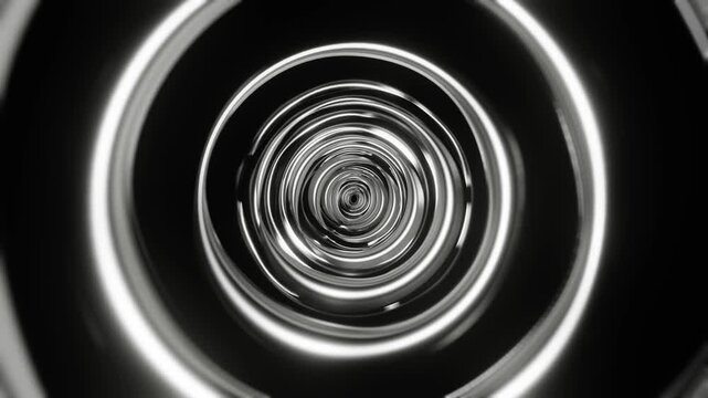 Silver Floating Circles Background VJ Loop in 4K