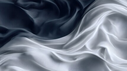 Fototapeta premium Draped silk fabric
