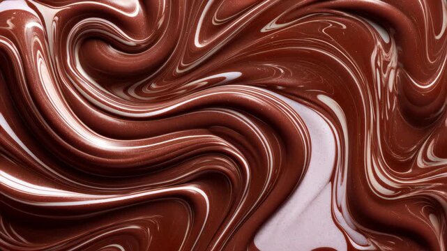 Chocolate swirl pattern making background