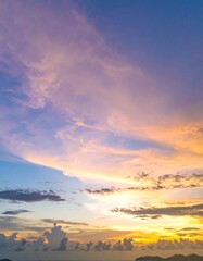 Obraz premium Colorful sunset sky (1)