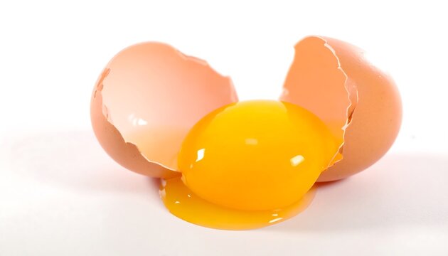 Broken egg yolk - Powered by Adobe