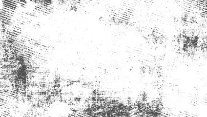 Old Grunge Black & White Texture – Distressed Overlay, Dirty Grain, Scratches, texture vector design on transparent background.