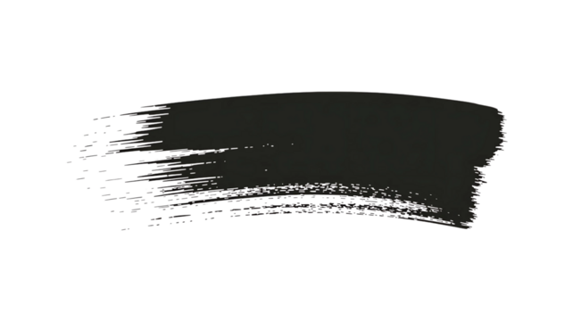 Grunge badge brush, hand drawn black sticker , 