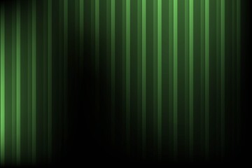 Abstract futuristic gradient background with glowing green curved waves over black tones, creating smooth elegant textures for digital wallpapers and stylish modern design.