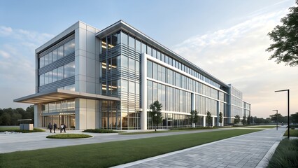 modern new apartment flat building architecture