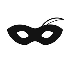Mask superhero. Carnival mask icon. Vector 