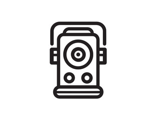 Fototapeta premium Professional Language Translator Device Icon in Simple Vector Format