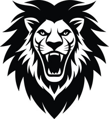 lion head vector icon