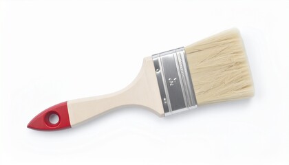 Paint Brush on White Background